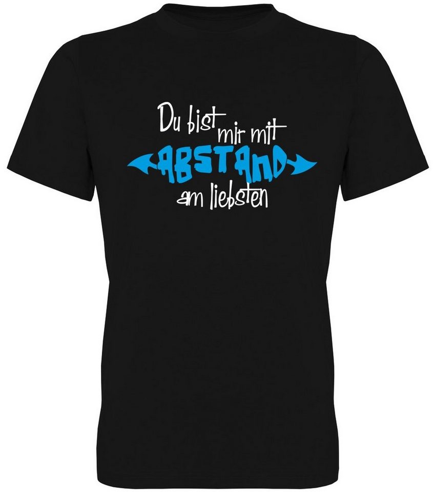 G-graphics T-Shirt Du bist mir mit Abstand am liebsten. Herren T-Shirt, mit trendigem Frontprint, Aufdruck auf der Vorderseite, Spruch/Sprüche/Print/Motiv, für jung & alt von G-graphics