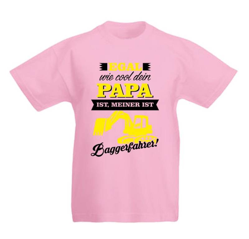 G-graphics T-Shirt Egal, wie cool Dein Papa ist, meiner ist Baggerfahrer! Kinder T-Shirt mit coolem Spruch als Frontprint von G-graphics