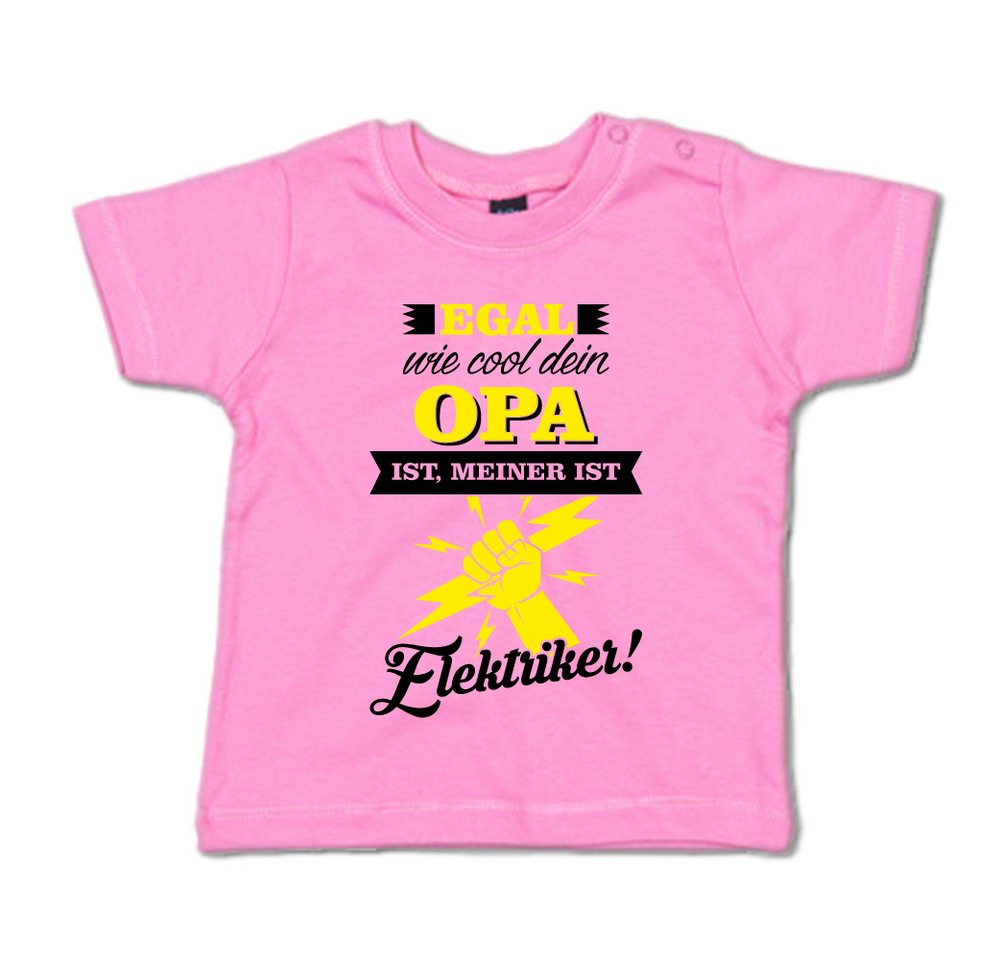 G-graphics T-Shirt Egal wie cool Dein Opa ist, meiner ist Elektriker! Baby T-Shirt, mit Spruch / Sprüche / Print / Aufdruck von G-graphics