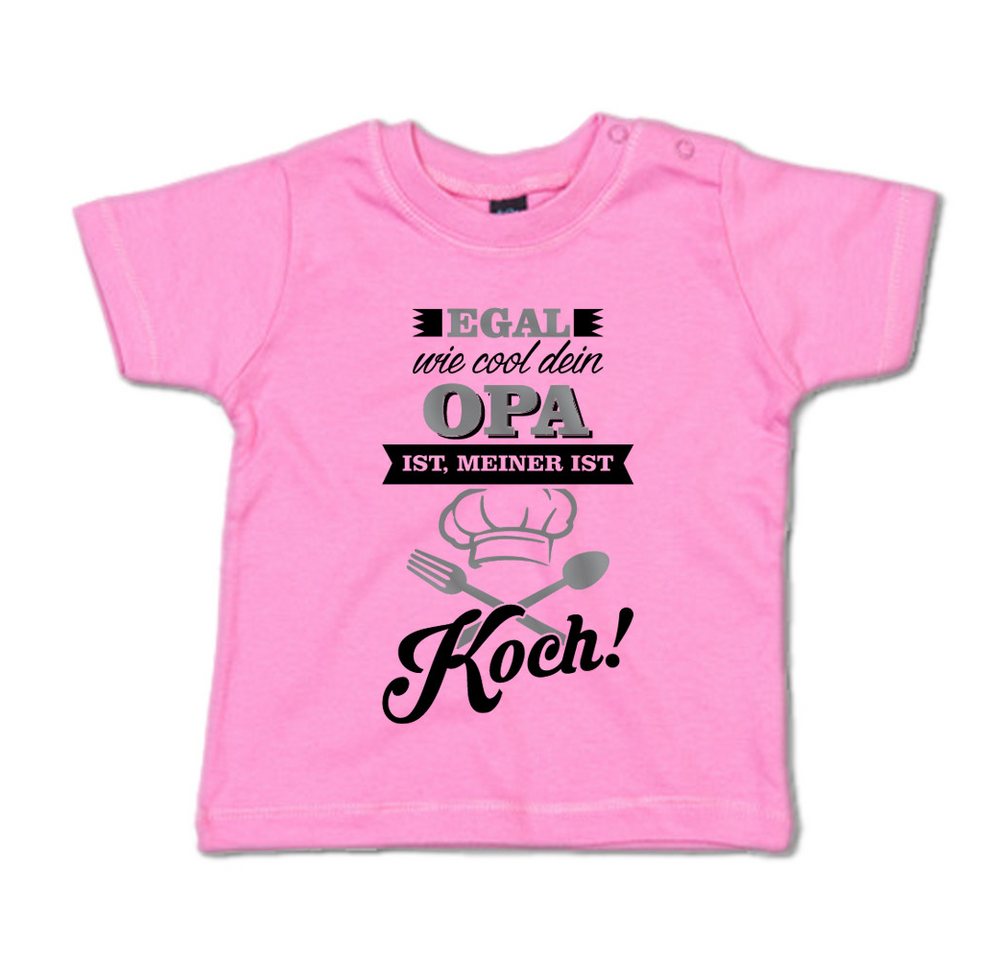 G-graphics T-Shirt Egal wie cool Dein Opa ist, meiner ist Koch! Baby T-Shirt, mit Spruch / Sprüche / Print / Aufdruck von G-graphics