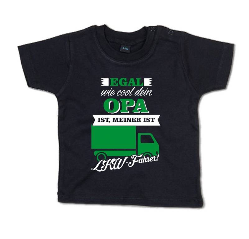 G-graphics T-Shirt Egal wie cool Dein Opa ist, meiner ist LKW-Fahrer! Baby T-Shirt mit Spruch als Geschenk für/von Oma & Opa von G-graphics