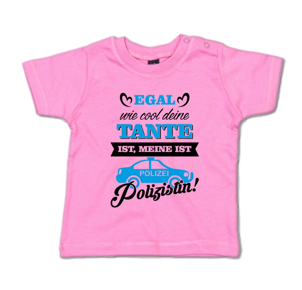 G-graphics T-Shirt Egal wie cool Deine Tante ist, meine ist Polizistin! Baby T-Shirt, mit Spruch / Sprüche / Print / Aufdruck von G-graphics