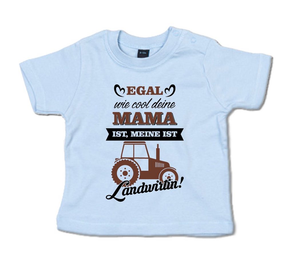 G-graphics T-Shirt Egal wie cool deine Mama ist, meine ist Landwirtin! mit Spruch / Sprüche / Print / Aufdruck, Baby T-Shirt von G-graphics