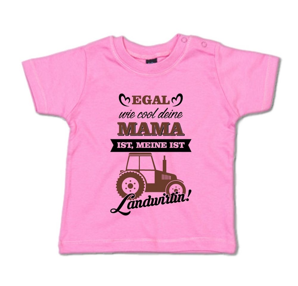 G-graphics T-Shirt Egal wie cool deine Mama ist, meine ist Landwirtin! mit Spruch / Sprüche / Print / Aufdruck, Baby T-Shirt von G-graphics