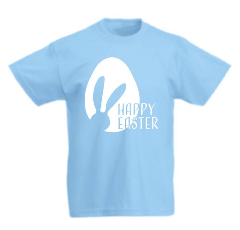 G-graphics T-Shirt Ei mit Hase – Happy Easter Kinder T-Shirt mit Motiv für den Frühling & zu Ostern von G-graphics