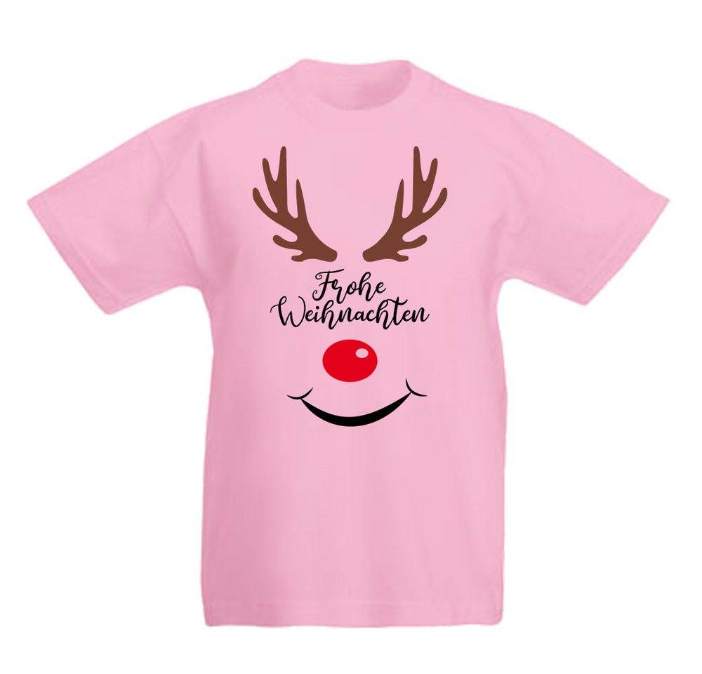 G-graphics T-Shirt Frohe Weihnachten – Rentier Kinder T-Shirt mit Weihnachtsmotiv von G-graphics