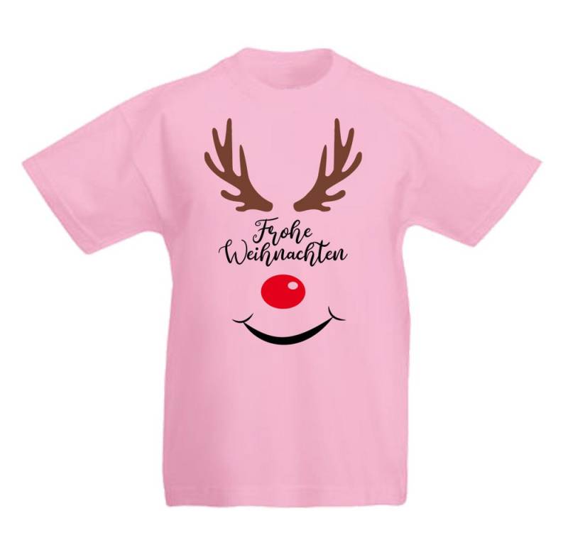 G-graphics T-Shirt Frohe Weihnachten – Rentier Kinder T-Shirt mit Weihnachtsmotiv von G-graphics