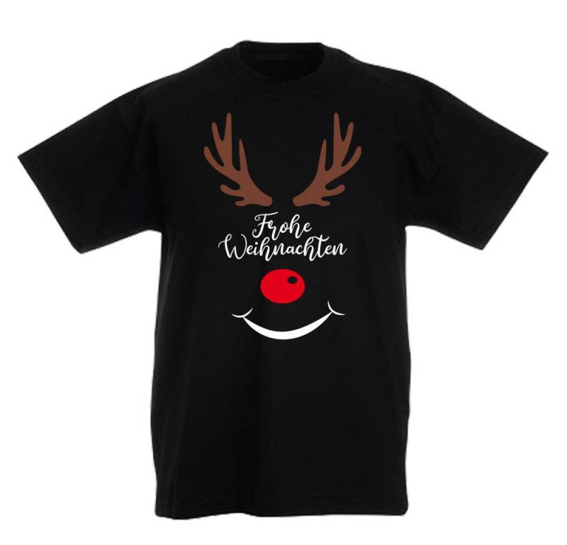 G-graphics T-Shirt Frohe Weihnachten – Rentier Kinder T-Shirt mit Weihnachtsmotiv von G-graphics