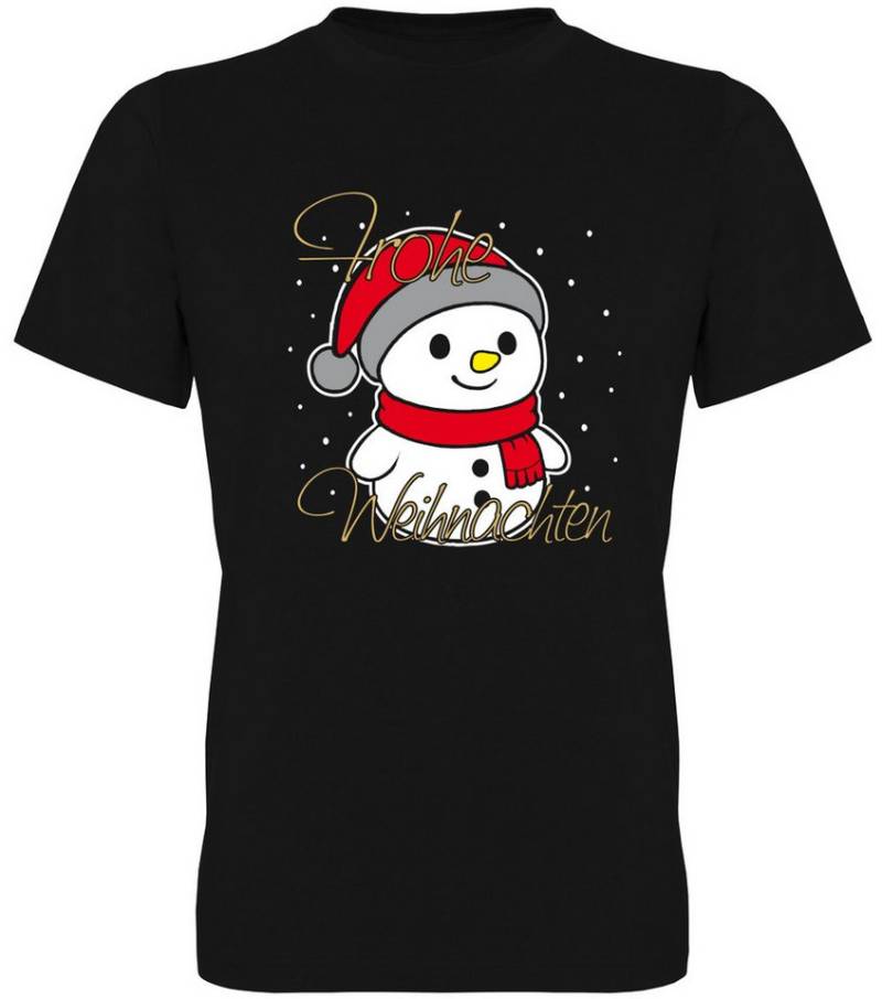 G-graphics T-Shirt Frohe Weihnachten – Schneemann Herren T-Shirt mit schönem Winter- & Weihnachtsmotiv von G-graphics