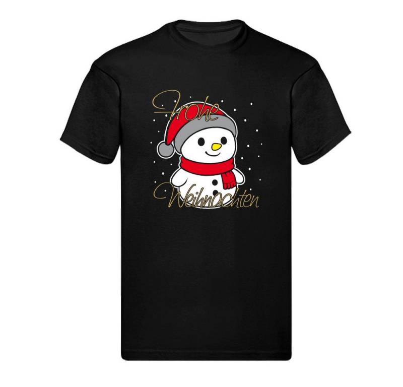 G-graphics T-Shirt Frohe Weihnachten – Schneemann Kinder T-Shirt mit schönem Winter- & Weihnachtsmotiv von G-graphics