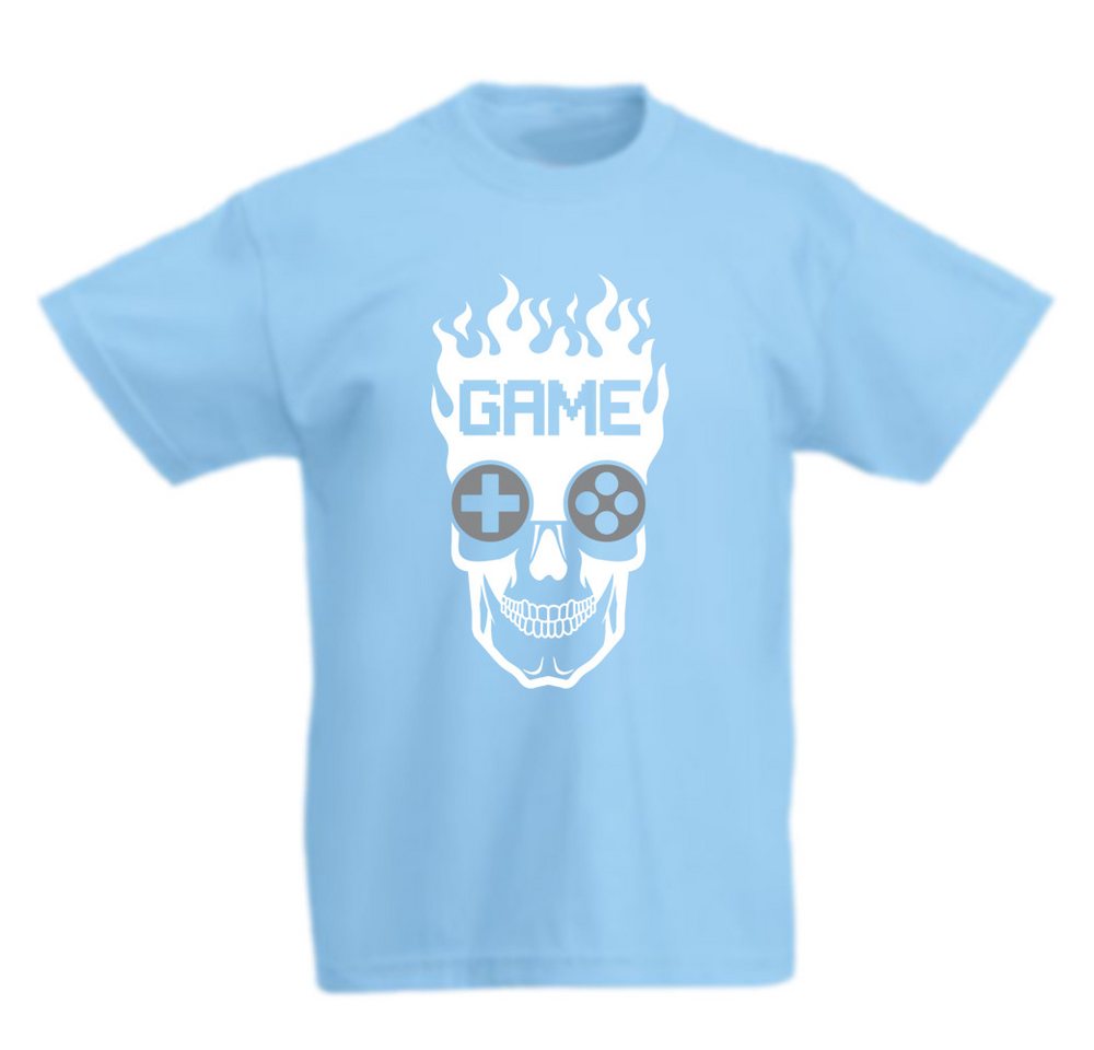 G-graphics T-Shirt Game Skull Kinder T-Shirt mit coolem Frontprint für Gamer*innen von G-graphics