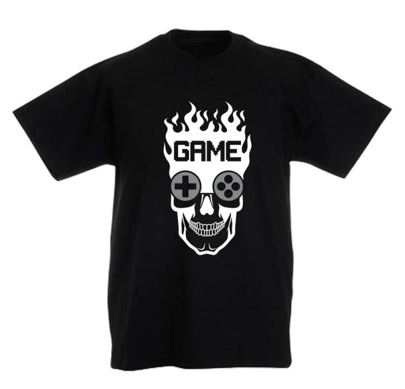 G-graphics T-Shirt Game Skull Kinder T-Shirt mit coolem Frontprint für Gamer*innen von G-graphics