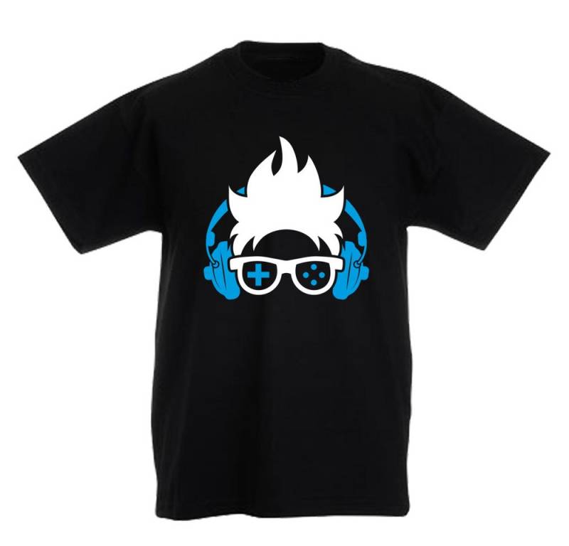 G-graphics T-Shirt Gamer Head Kinder T-Shirt mit coolem Frontprint für Gamer*innen von G-graphics