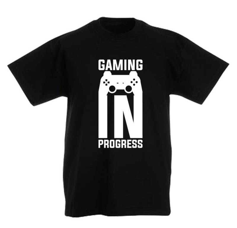 G-graphics T-Shirt Gaming in progress Kinder T-Shirt mit coolem Frontprint für Gamer*innen von G-graphics