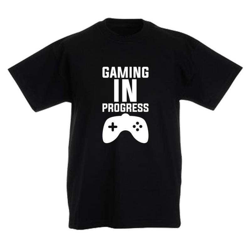 G-graphics T-Shirt Gaming in progress Kinder T-Shirt mit coolem Frontprint für Gamer*innen von G-graphics