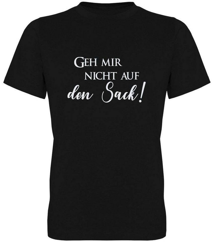 G-graphics T-Shirt Geh mir nicht auf den Sack! Herren T-Shirt mit Statement / Spruch / Motiv als Frontprint von G-graphics