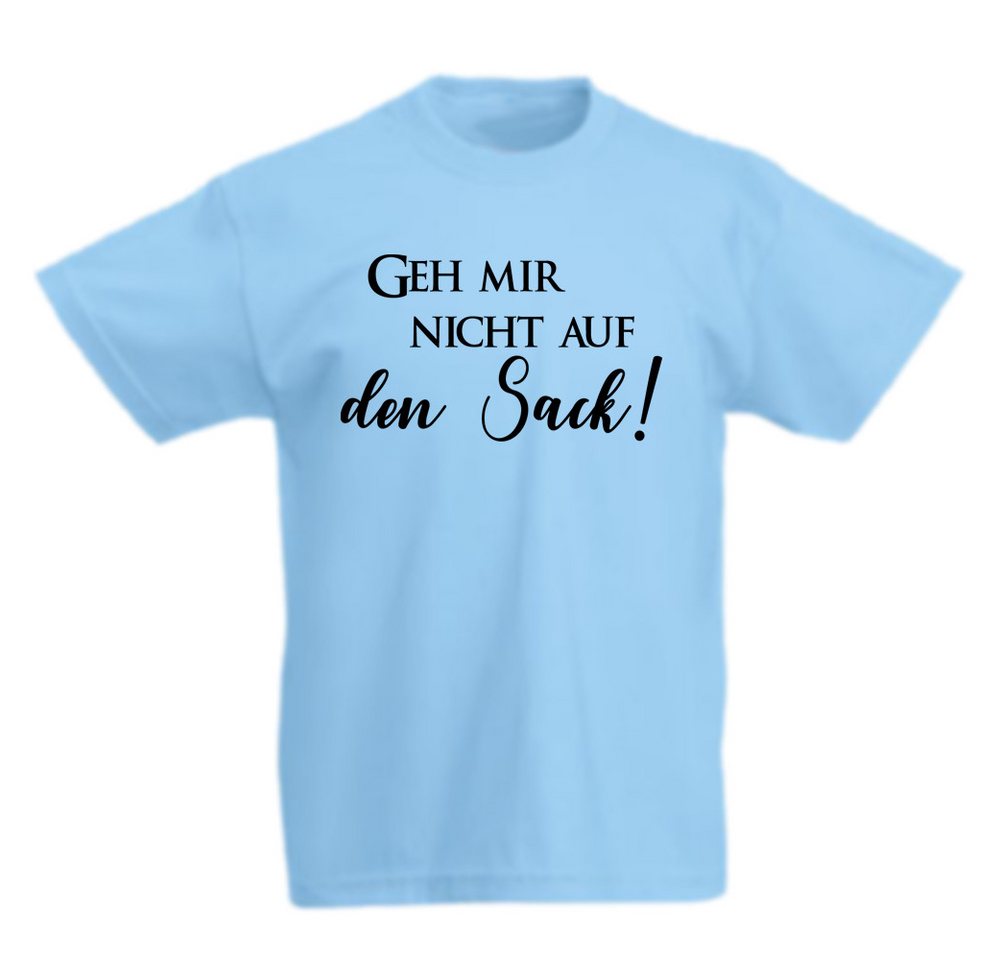 G-graphics T-Shirt Geh mir nicht auf den Sack! Kinder T-Shirt mit coolem Spruch als Frontprint von G-graphics