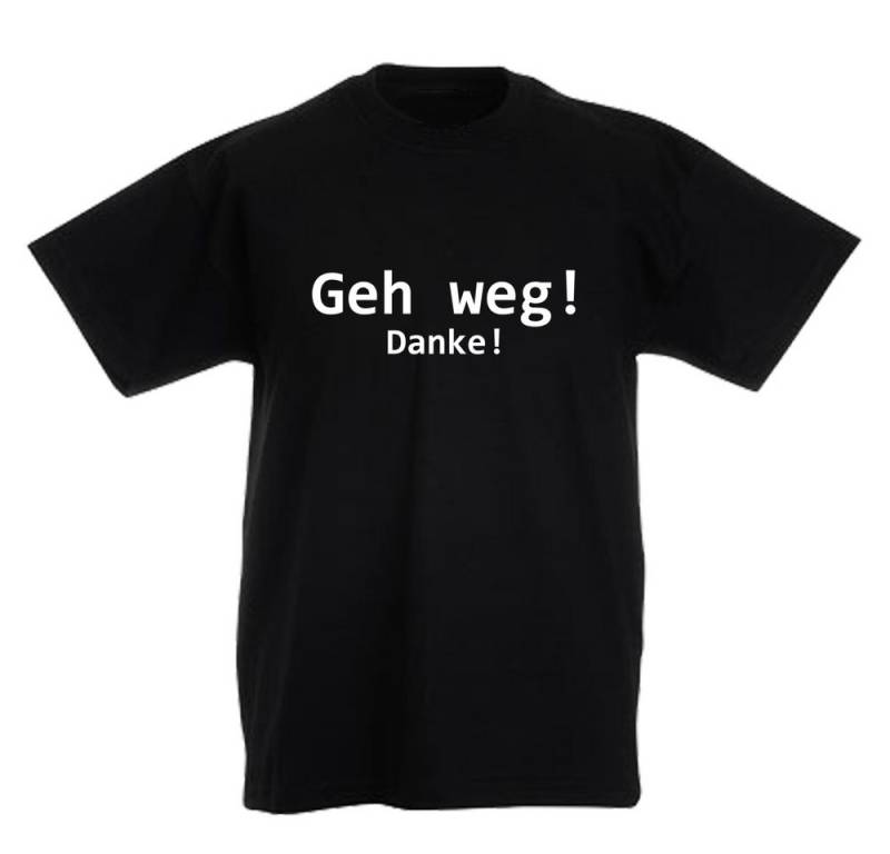 G-graphics T-Shirt Geh weg! Danke! Kinder T-Shirt mit Spruch / Statement von G-graphics