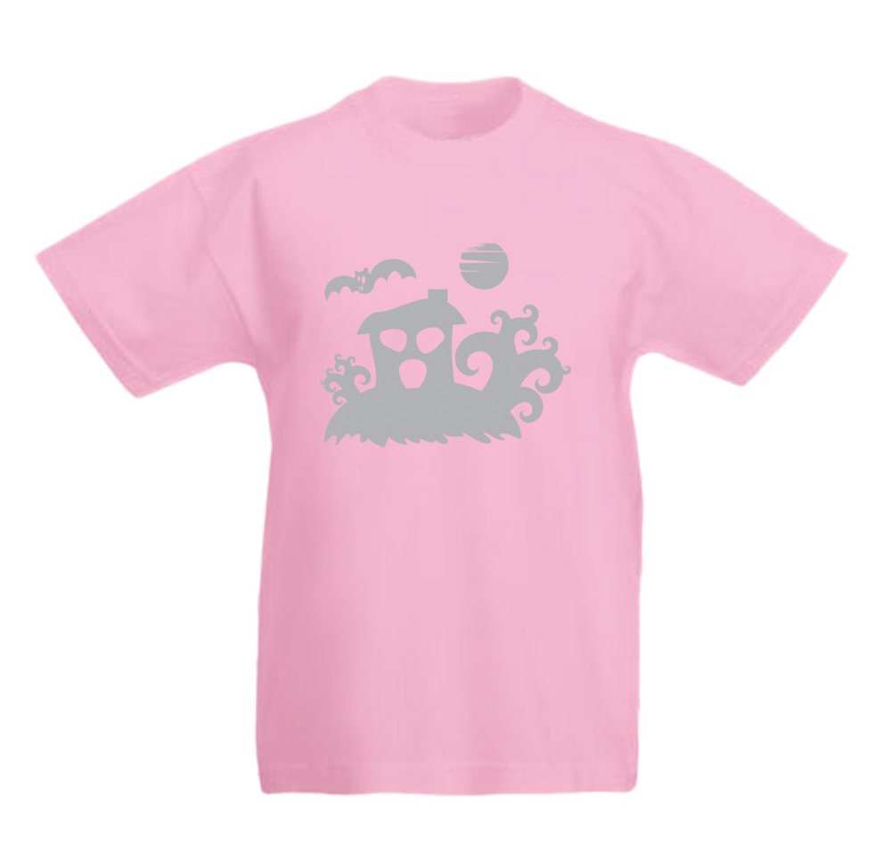 G-graphics T-Shirt Geisterhaus Kinder T-Shirt mit gruseligem Motiv zu Halloween von G-Graphics