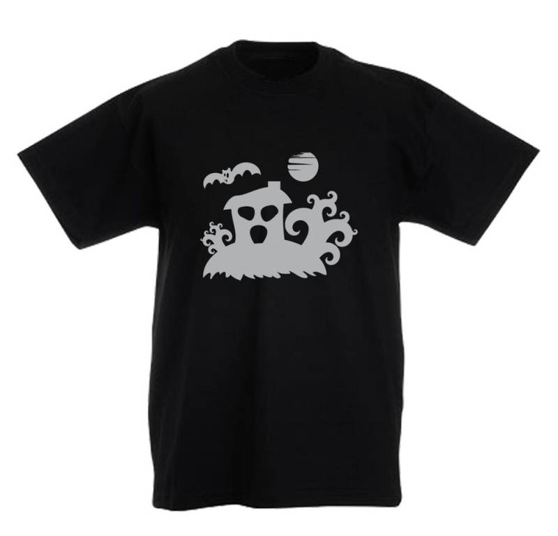 G-graphics T-Shirt Geisterhaus Kinder T-Shirt mit gruseligem Motiv zu Halloween von G-graphics