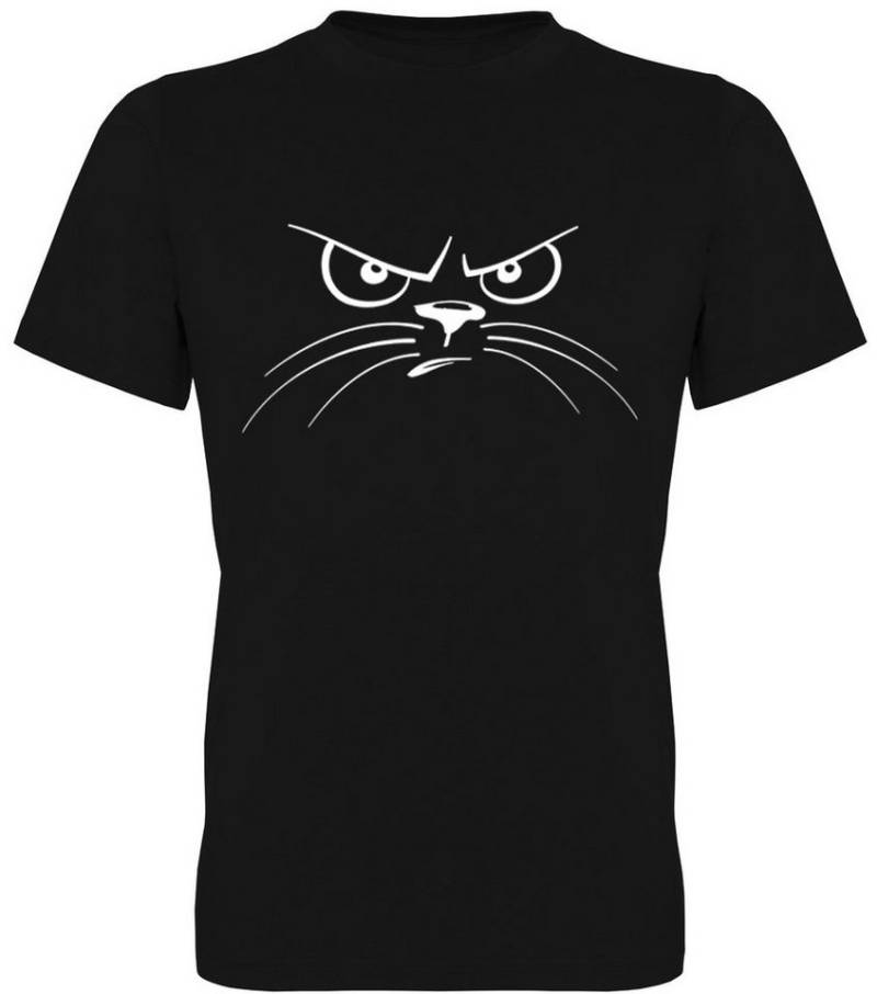 G-graphics T-Shirt Grimmige Katze Herren T-Shirt mit einem Spruch / Print für den echte Katzenpapa von G-graphics