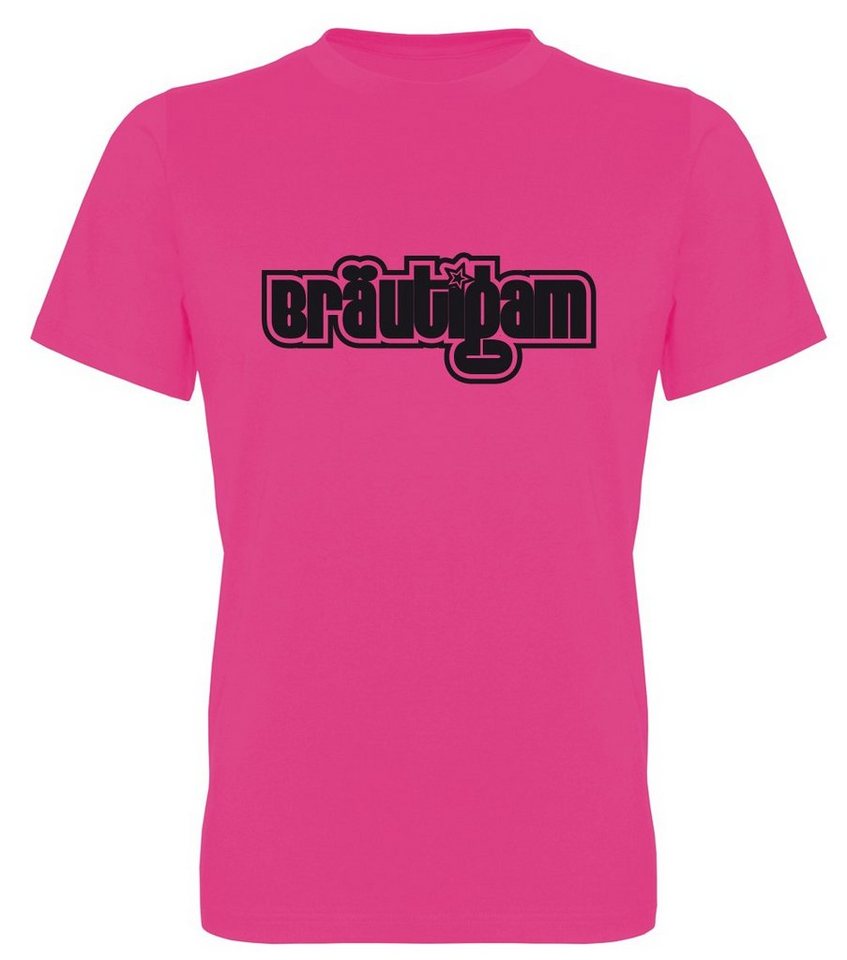 G-graphics T-Shirt zum Junggesellen-Abschied - Bräutigam Herren Bräutigam-T-Shirt zum JGA / Poltershirt von G-graphics