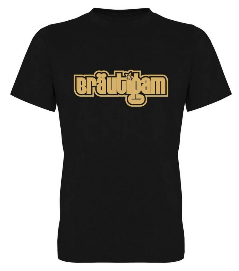 G-graphics T-Shirt zum Junggesellen-Abschied - Bräutigam Herren Bräutigam-T-Shirt zum JGA / Poltershirt von G-graphics