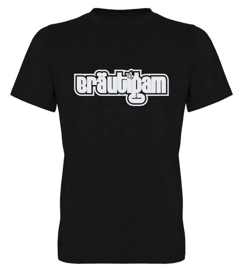G-graphics T-Shirt zum Junggesellen-Abschied - Bräutigam Herren Bräutigam-T-Shirt zum JGA / Poltershirt von G-graphics