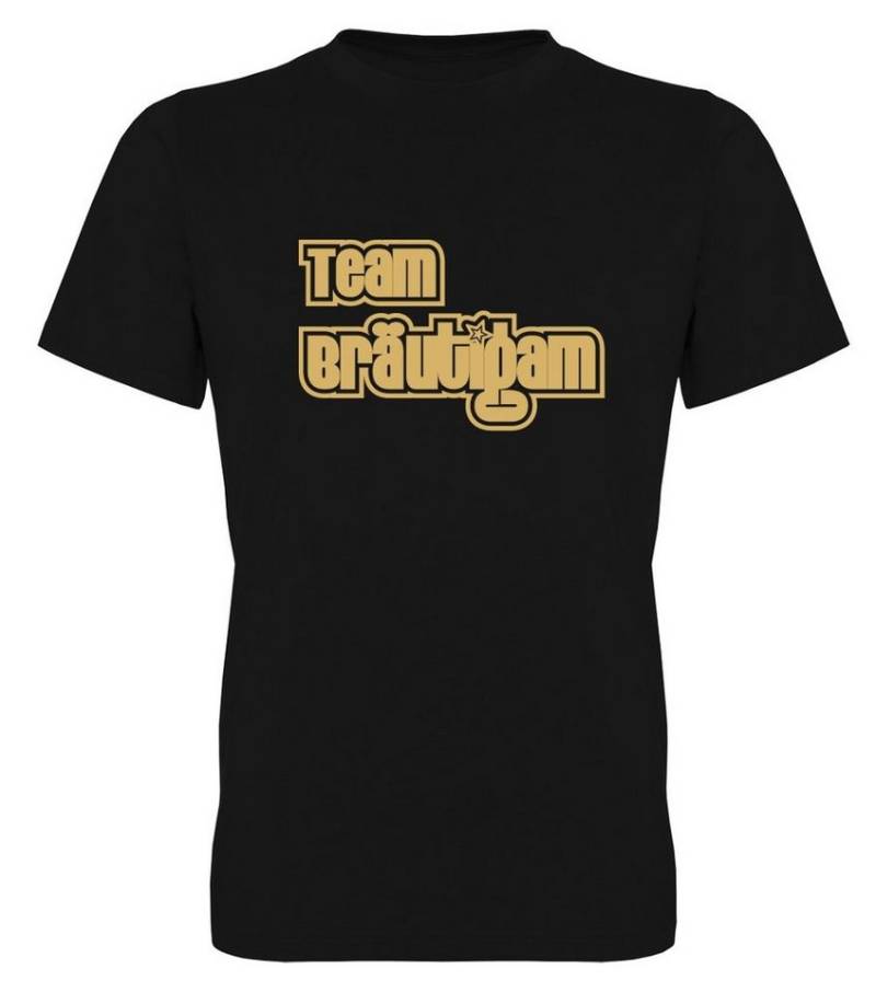 G-graphics T-Shirt zum Junggesellen-Abschied - Team Bräutigam Herren Begleiter-T-Shirt zum JGA / Poltershirt von G-graphics