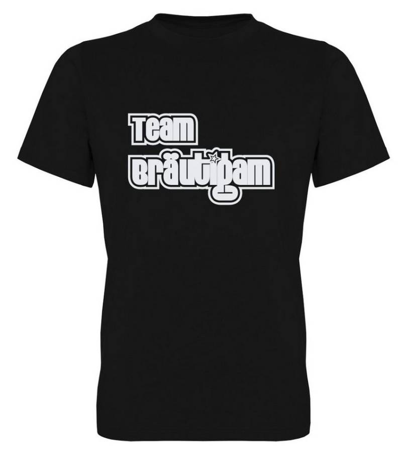 G-graphics T-Shirt zum Junggesellen-Abschied - Team Bräutigam Herren Begleiter-T-Shirt zum JGA / Poltershirt von G-graphics