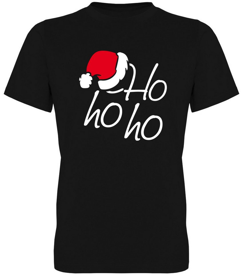 G-graphics T-Shirt Ho ho ho mit Santa´s Mütze Herren T-Shirt mit schönem Winter- & Weihnachtsmotiv von G-graphics