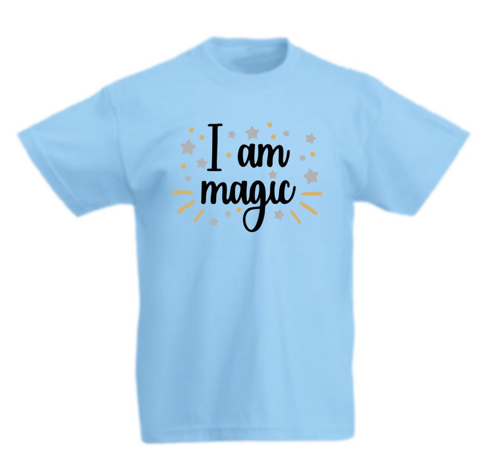 G-graphics T-Shirt I am Magic Kinder T-Shirt mit coolem Spruch als Frontprint von G-graphics