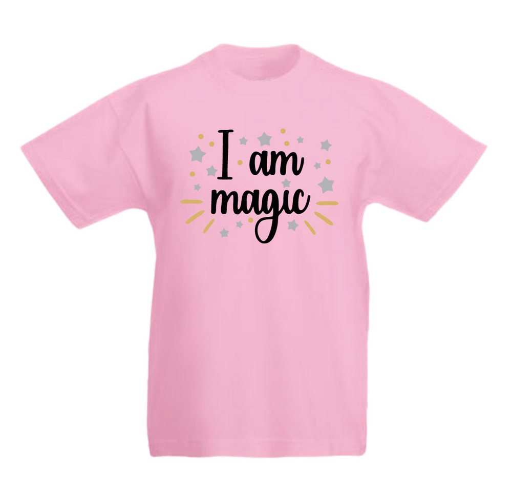 G-graphics T-Shirt I am Magic Kinder T-Shirt mit coolem Spruch als Frontprint von G-graphics