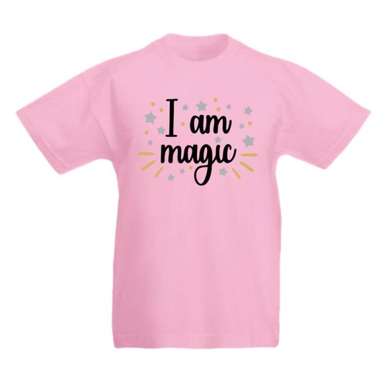 G-graphics T-Shirt I am Magic Kinder T-Shirt mit coolem Spruch als Frontprint von G-graphics