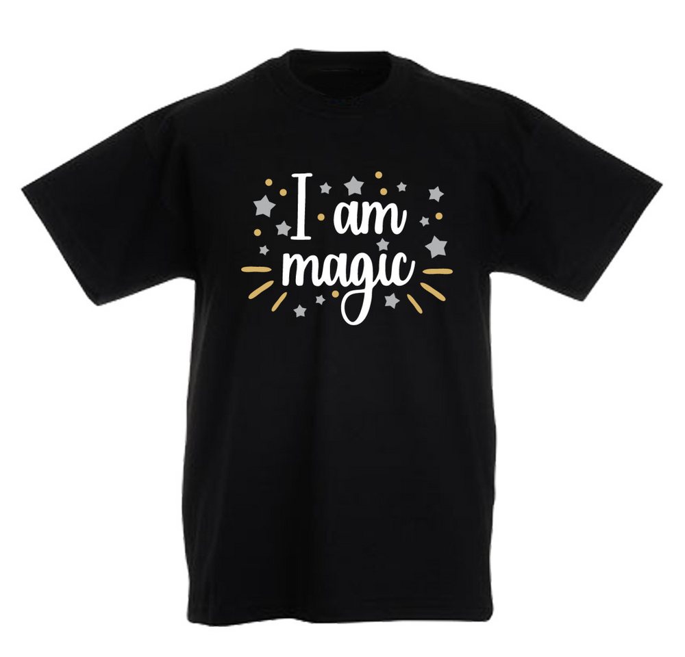 G-graphics T-Shirt I am Magic Kinder T-Shirt mit coolem Spruch als Frontprint von G-graphics