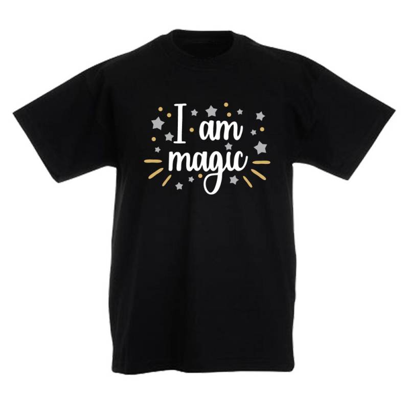 G-graphics T-Shirt I am Magic Kinder T-Shirt mit coolem Spruch als Frontprint von G-graphics