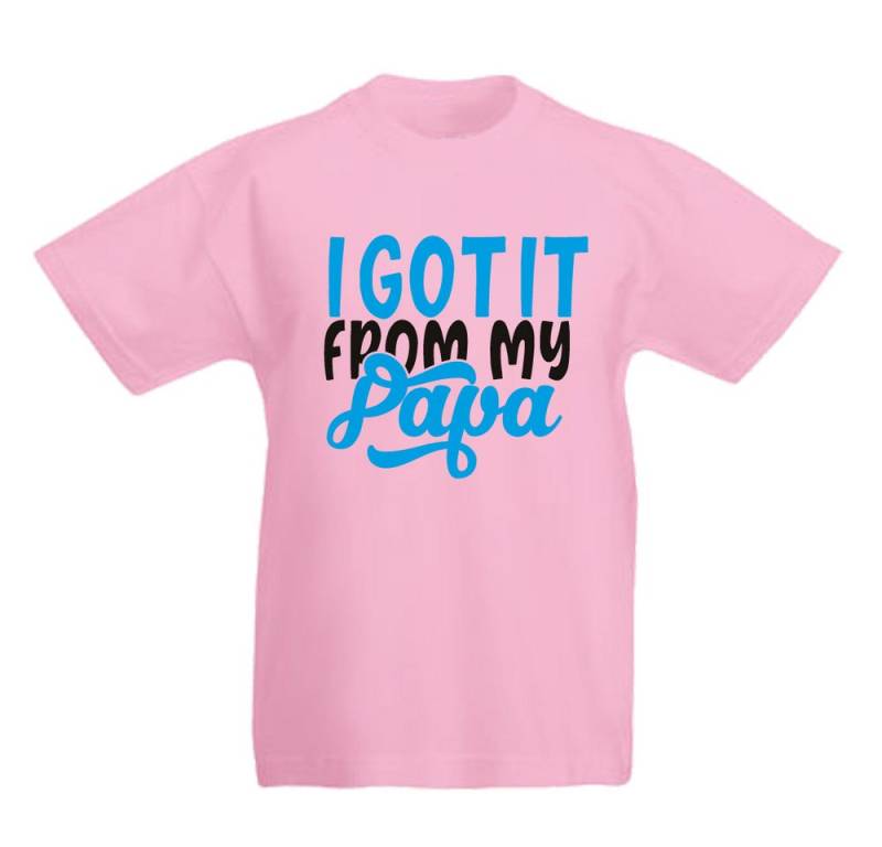G-graphics T-Shirt I got it from my Papa Kinder T-Shirt mit Spruch / Statement von G-graphics