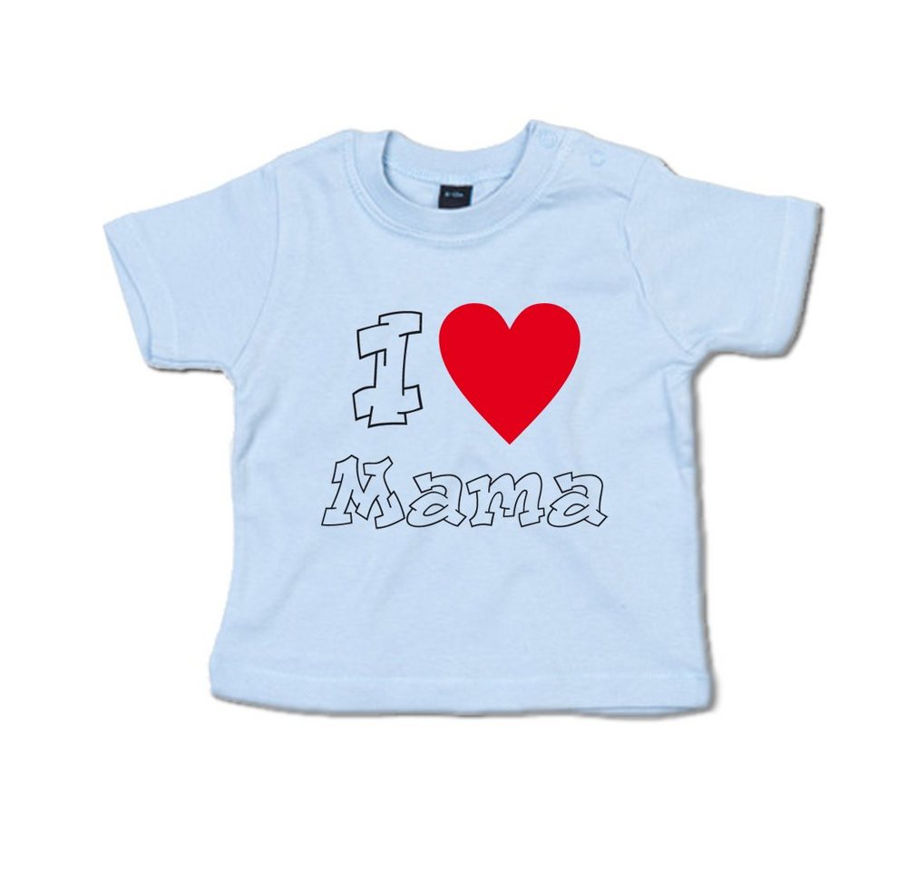 G-graphics T-Shirt I love Mama Baby T-Shirt, mit Spruch / Sprüche / Print / Aufdruck von G-graphics