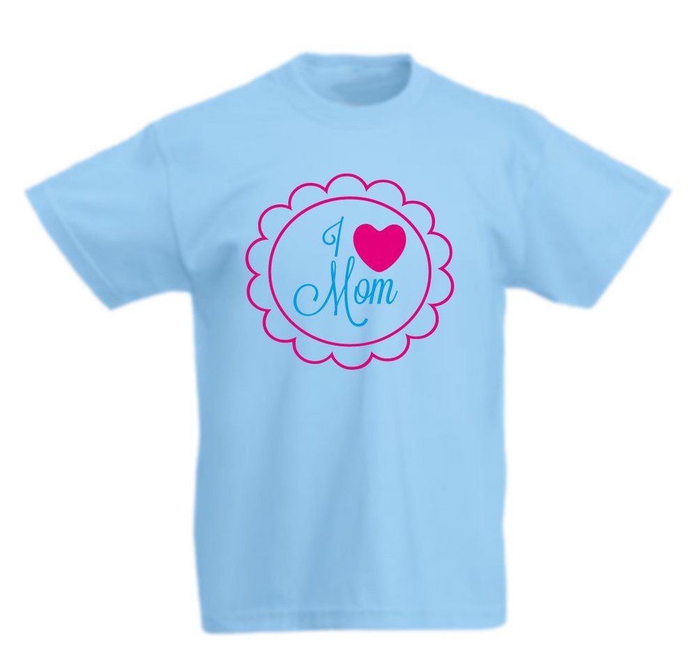 G-graphics T-Shirt I love Mom Kinder T-Shirt mit coolem Spruch als Frontprint von G-graphics