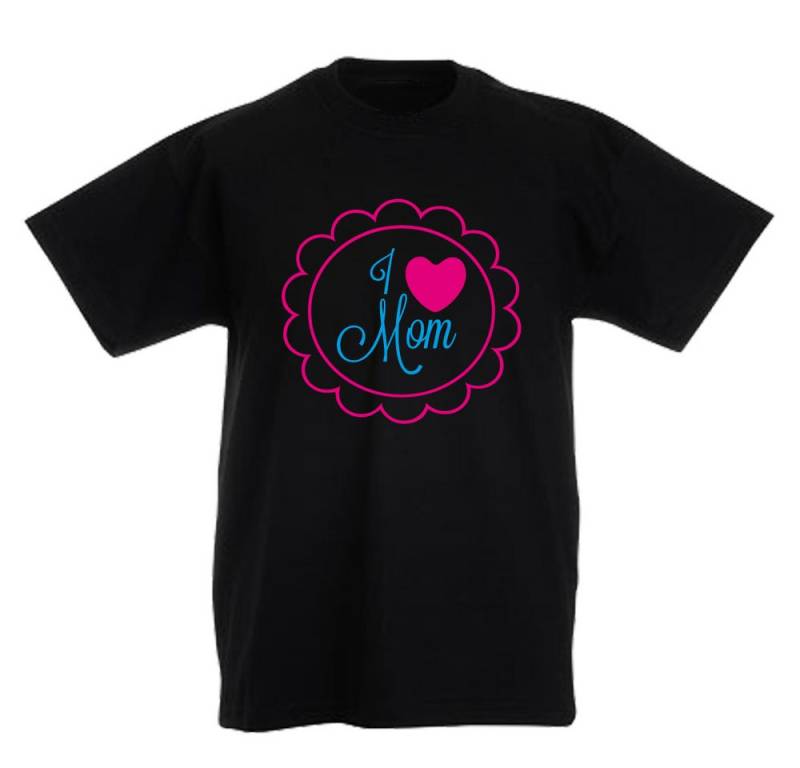 G-graphics T-Shirt I love Mom Kinder T-Shirt mit coolem Spruch als Frontprint von G-graphics
