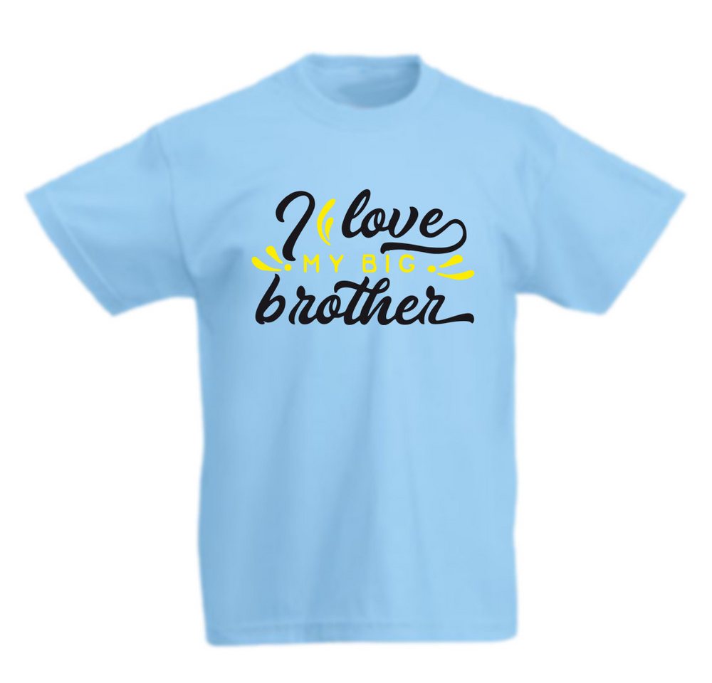 G-graphics T-Shirt I love my big brother Kinder T-Shirt, mit Spruch / Sprüche / Print / Aufdruck von G-graphics