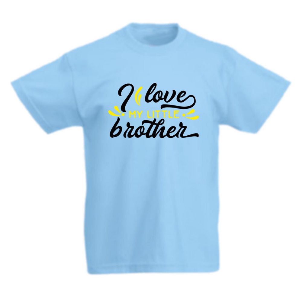 G-graphics T-Shirt I love my little brother Kinder T-Shirt, mit Spruch / Sprüche / Print / Aufdruck von G-graphics