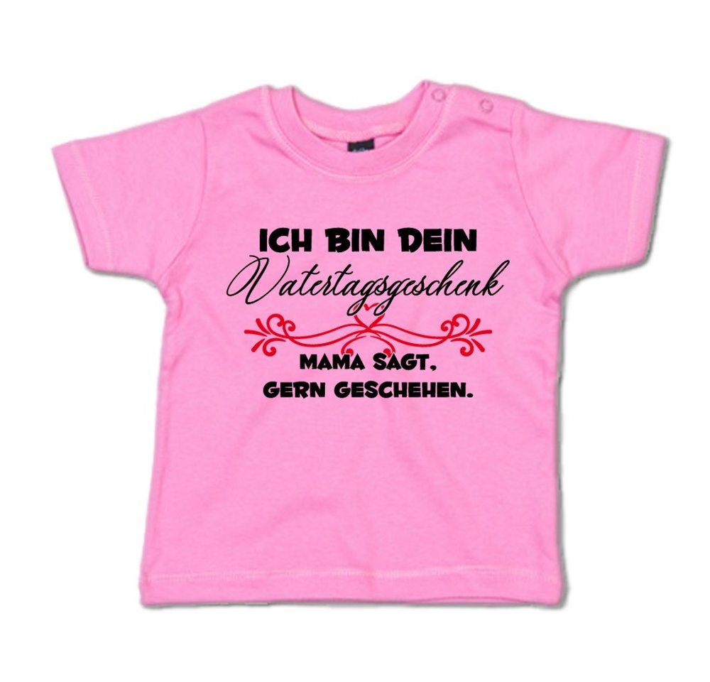 G-graphics T-Shirt Ich bin dein Vatertagsgeschenk – Mama sagt, gern geschehen. Baby T-Shirt, mit Spruch / Sprüche / Print / Aufdruck von G-graphics