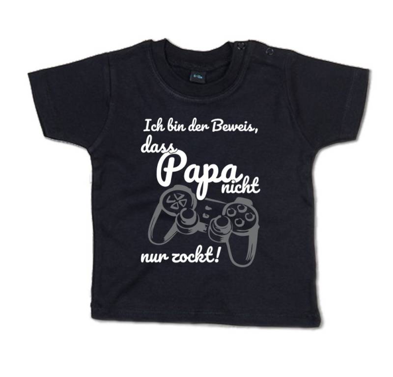 G-graphics T-Shirt Ich bin der Beweis, dass Papa nicht nur zockt! Baby T-Shirt mit Spruch als Geschenk zur Geburt / Babyparty von G-graphics