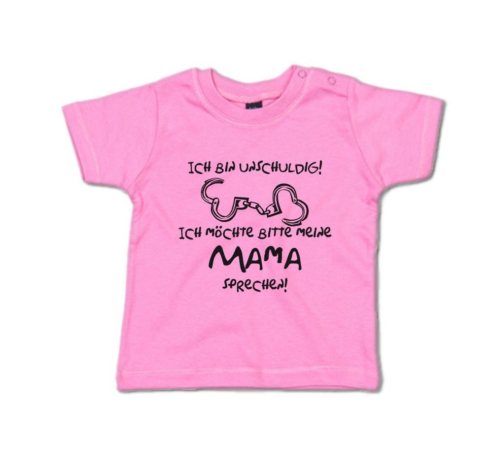 G-graphics T-Shirt Ich bin unschuldig! Ich möchte bitte meine Mama sprechen! Baby T-Shirt, mit Spruch / Sprüche / Print / Aufdruck von G-graphics