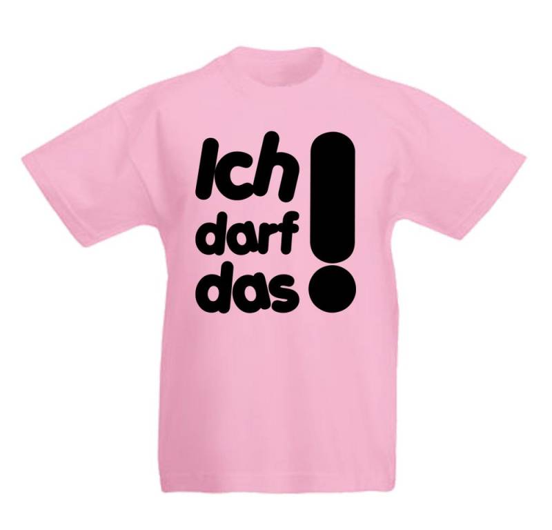 G-graphics T-Shirt Ich darf das! Kinder T-Shirt, mit Spruch / Statement von G-graphics