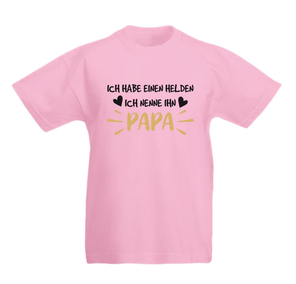 G-graphics T-Shirt Ich habe einen Helden, ich nenne ihn Papa Kinder T-Shirt mit coolem Spruch als Frontprint von G-graphics