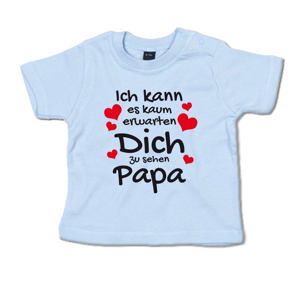 G-graphics T-Shirt Ich kann es kaum erwarten dich zu sehen Papa Baby T-Shirt mit Spruch als Geschenk für den „Papa to be“ G-graphics T-Shirt Ich kann es kaum erwarten dich zu sehen Papa Baby T-Shirt mit Spruch als Geschenk für den „Papa to be“ von G-graphics
