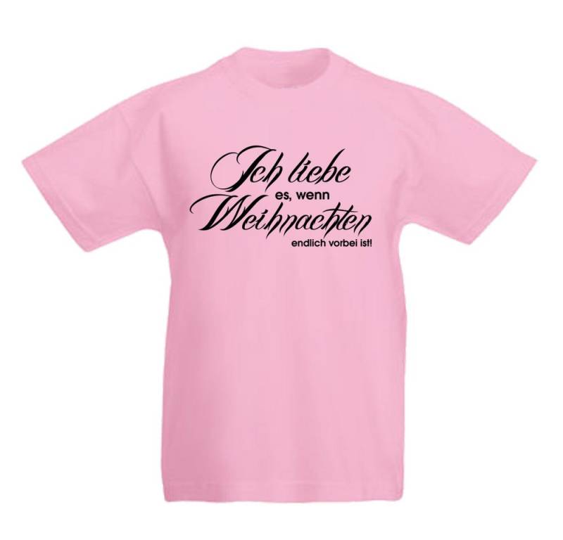 G-graphics T-Shirt Ich liebe es, wenn Weihnachten vorbei ist Kinder T-Shirt mit Weihnachtsmotiv von G-graphics