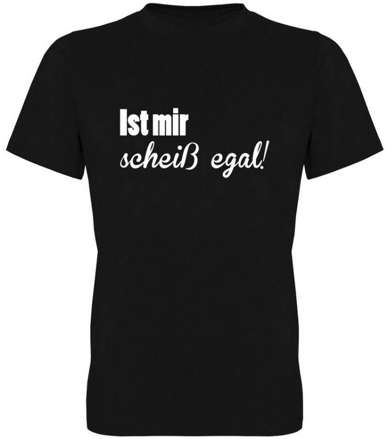 G-graphics T-Shirt Ist mir Scheiß egal! Herren T-Shirt mit Statement / Spruch / Motiv als Frontprint von G-graphics